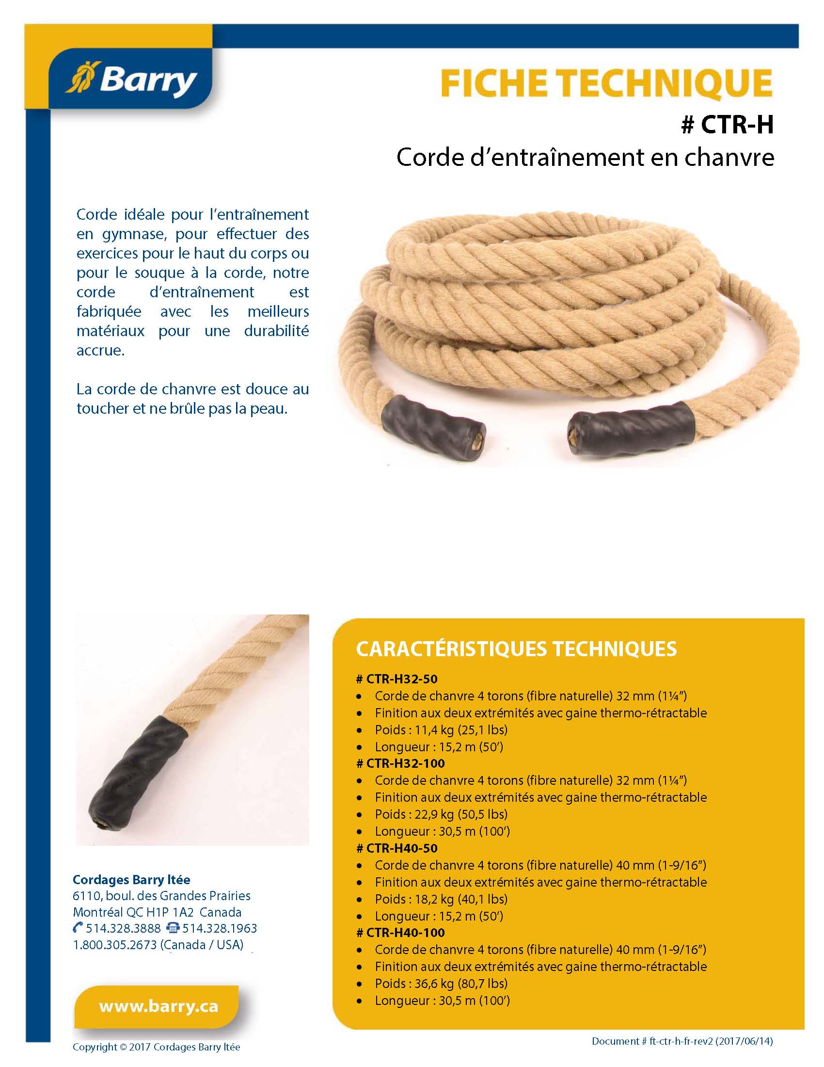 - Barry Cordage