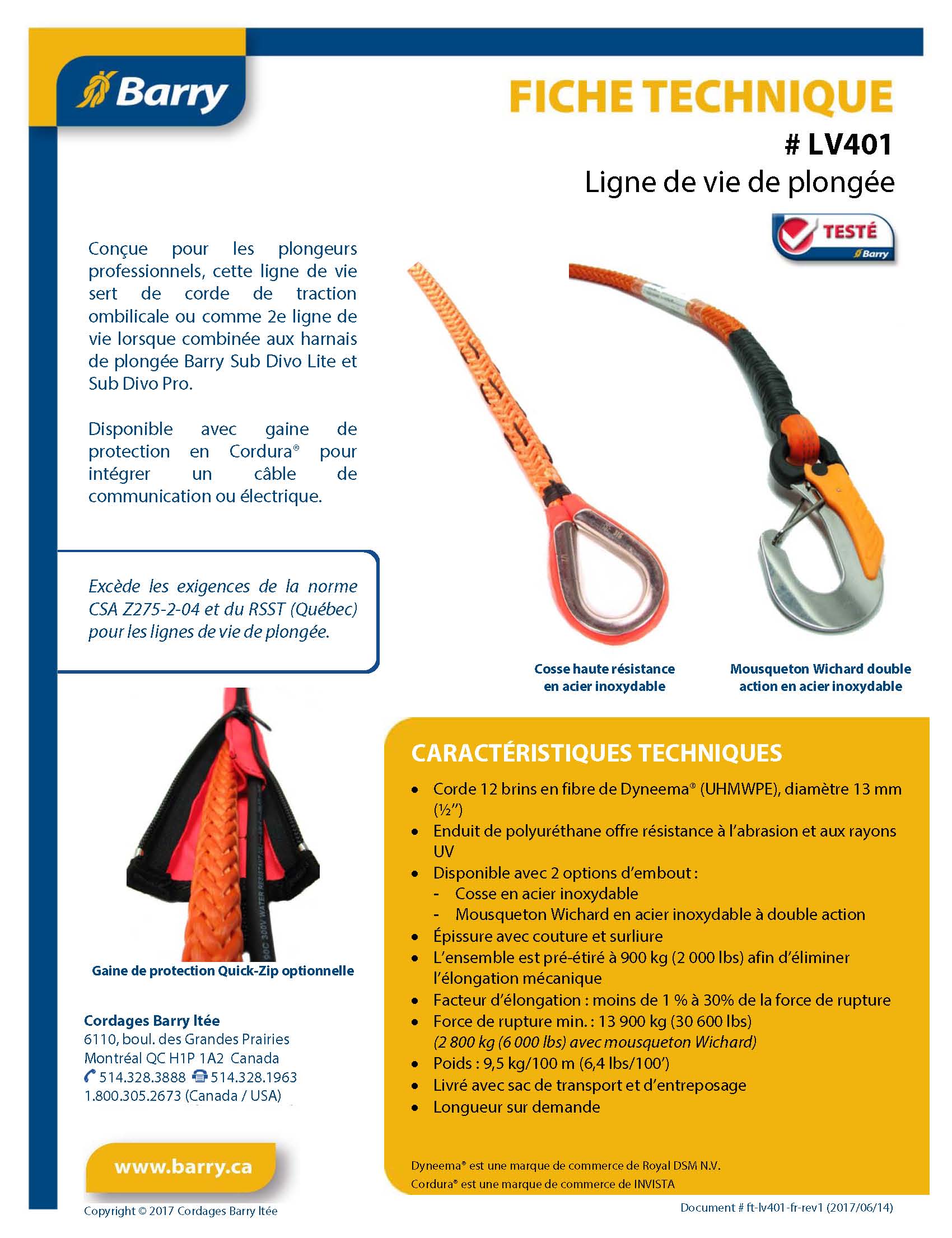 - Barry Cordage