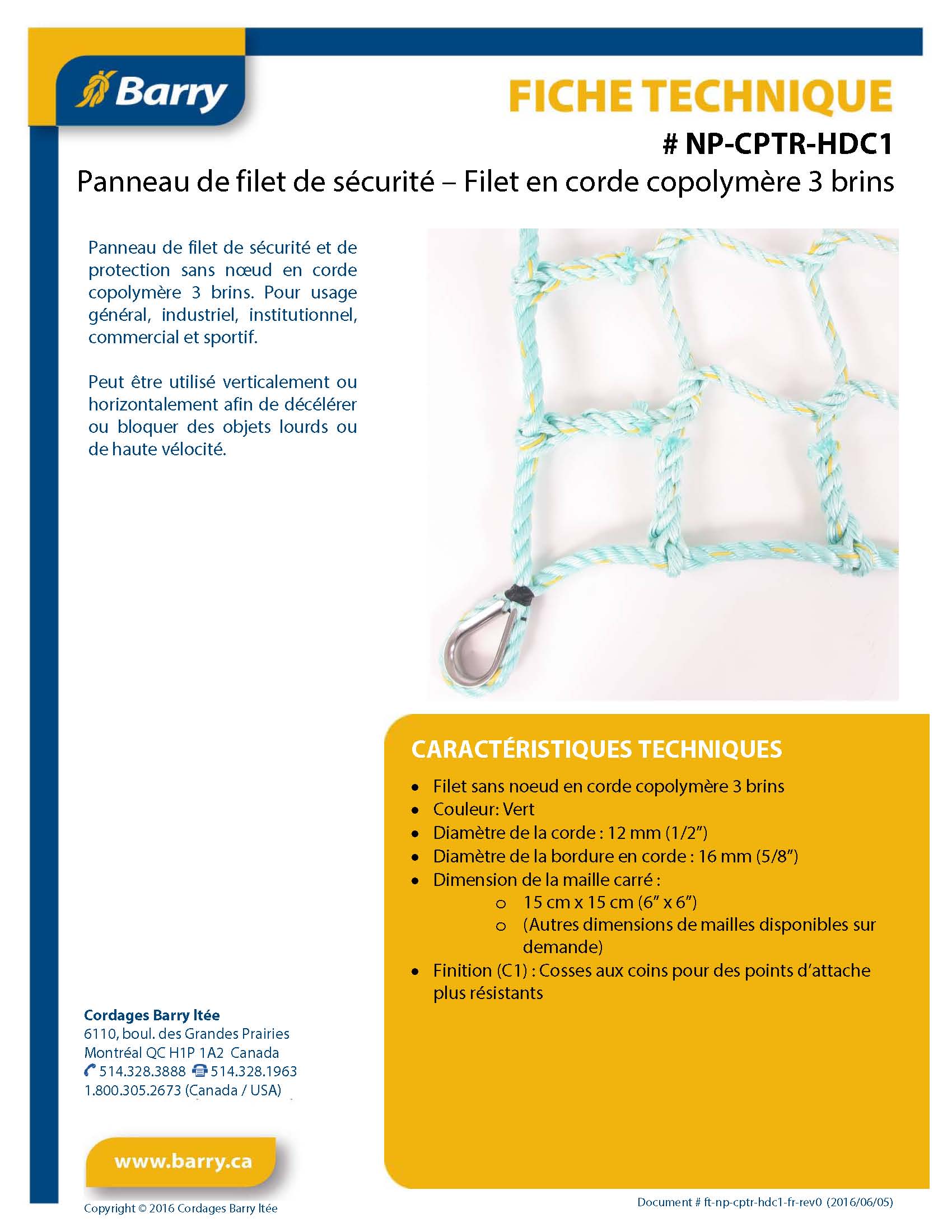 - Barry Cordage