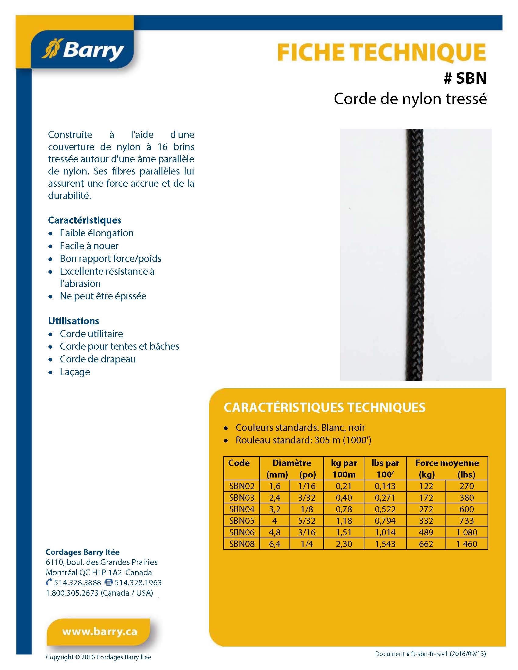- Barry Cordage